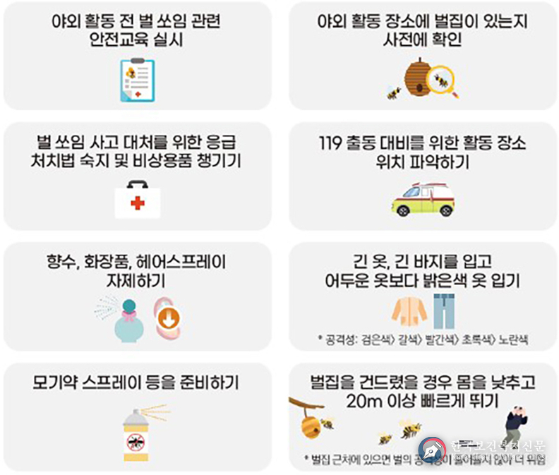 벌 쏘임 사고, 9월·50~60대에 가장 많이 발생…쇼크사 위험도